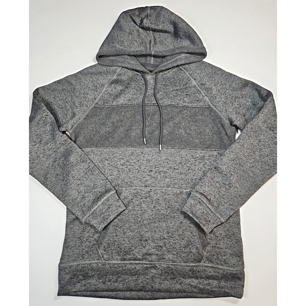 Caliville‎ Men's Heather Gray Fleece Pullover Hoodie w/ Kangaroo Pocket Size M